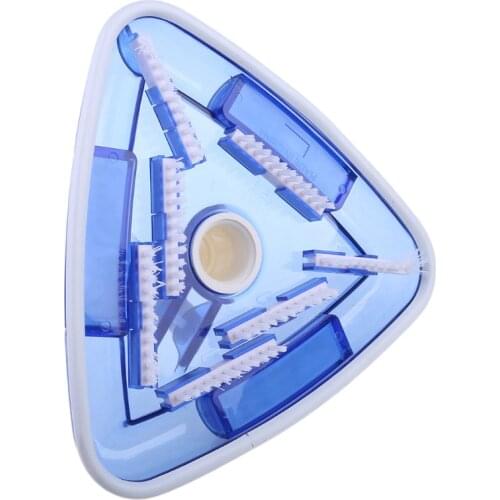 Transparent Triangle Spa Vacuum Head Swimming Pool Surface Cleaning Tool