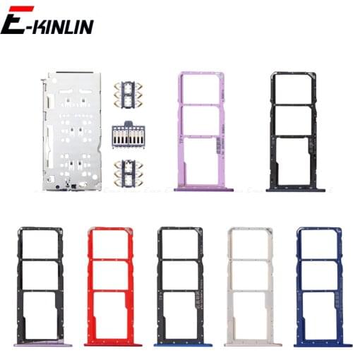 Sim Card / Micro SD Card Tray Socket Holder Slot Container Connector Adapter Reader For HuaWei Honor 8C 8X 8A Pro