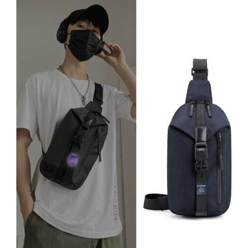 Large Capacity Men Fashion Crossbody Bags Waterproof Travel Anti Theft Chest Bag Outdoor Messenger Bag Male Phone Pouch