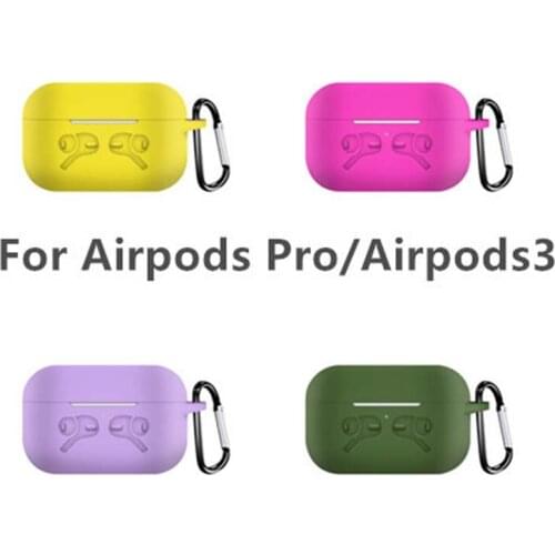 Protective Silicone Case for Apple Airpods Pro Cover Replacement Wireless Earphones Case Covers for Apple Airpods 3 Covers