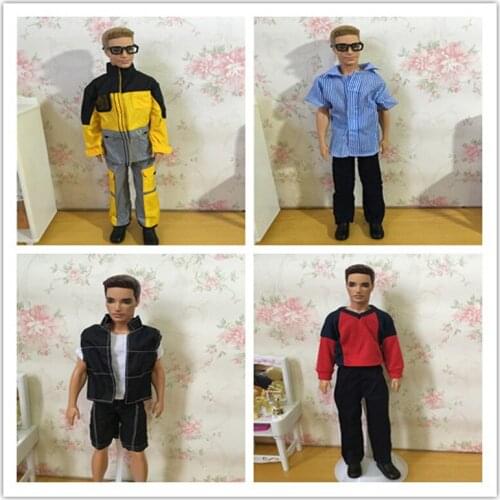 20 Set/Lot Wholesale Fashion Boy Friend Roupas Do Boneco Ken Boy Doll Clothes