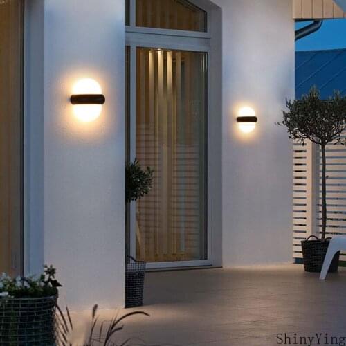 Acrylic Single outdoor wall lamp Waterproof Double Decorative Courtyard Villa
