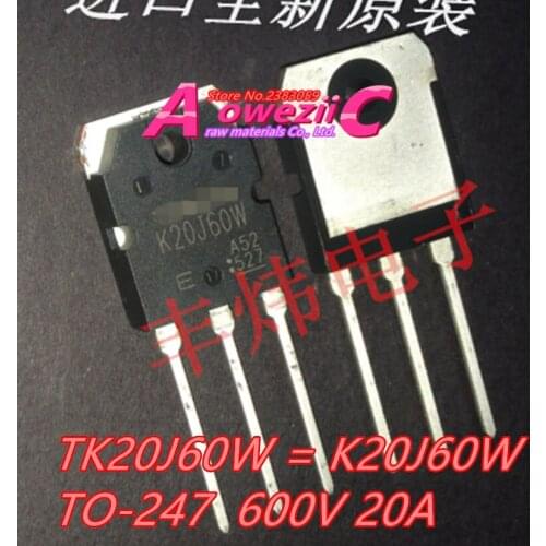 Aoweziic 100% new imported original TK20J60W K20J60W TK20J60T K20J60T TK20J60U K20J60U TO-247 transistor 20A 600V