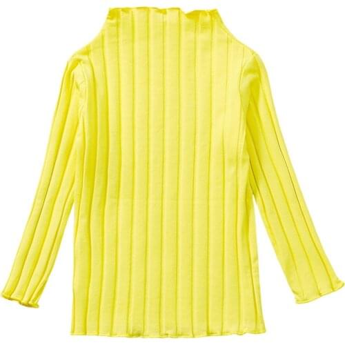 Toddler Baby Girl Basic Plain Long Sleeve Cotton T Shirts Tee Tops