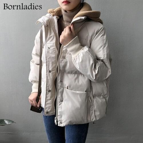 Женские короткие пуховики Bornladies China At AliExpress