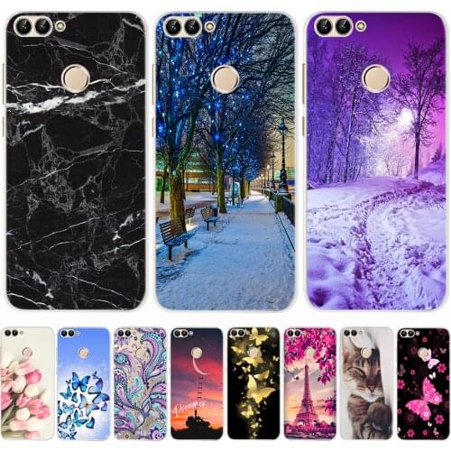 For Huawei P Smart Case TPU Soft Silicone Back Cover Phone Case For Huawei P Smart Cover Bumper Fundas FIG-LX1 PSmart 2018 Case