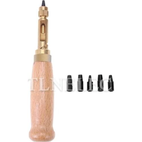 DIY Automatic Belt Puncher Silent Hole Puncher Multifunction Leather Puncher Circular Punching Tool Suit