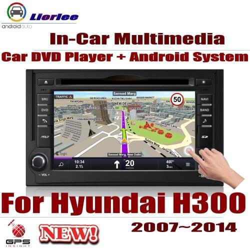 For Hyundai H300 2007-2014 Car Android Player DVD GPS Navigation System HD Screen Radio Stereo Integrated Multimedia