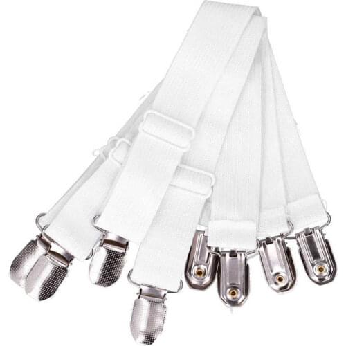 Elastic Bed Sheet Grippers Belt Fastener Bed Sheet Clips Mattress Cover Blankets Holder Home Textiles Organize Gadgets
