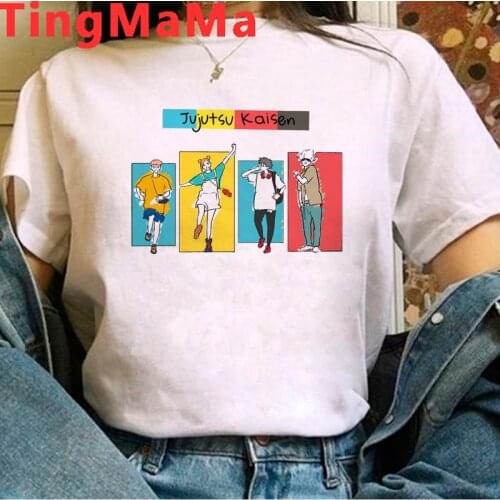 Japanese Anime Jujutsu Kaisen T Shirt Men Funny Gojo Satoru Men T-shirt Unisex Cartoon Graphic Tees Summer Top T-shirts Male