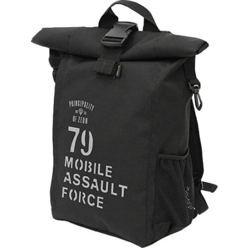 Anime GUNDAM Principality Of Zeon 79 Mobile Assault Force Cosplay Canvas Backpack Students Shoulders Bag Schoolbags Laptop Bags