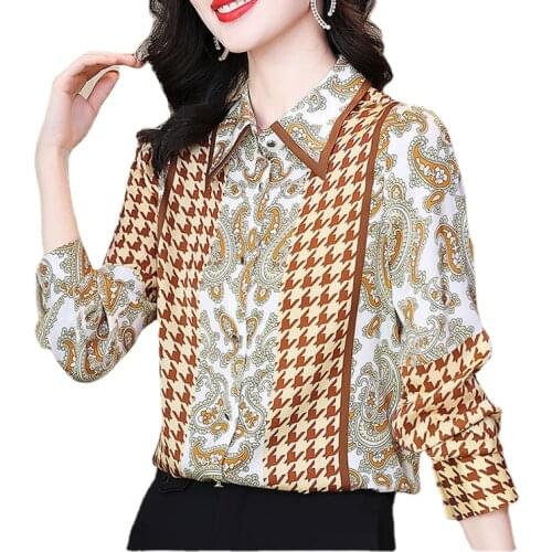 JIE BAO Womens Silk Shirts