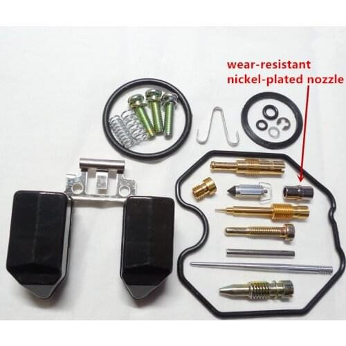 Keihin Carburetor PZ26 PZ27 PZ30 Repair Kits Bag with Nickel-plated Nozzle Fit 125CC 150CC 200-250cc Straddle Type Motorcycle