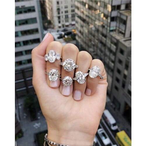 Handmade 925 Sterling Silver Diamond ring finger Wedding Engagement Cocktail topaz Gemstone Rings for Women Luxury Fine Jewelry