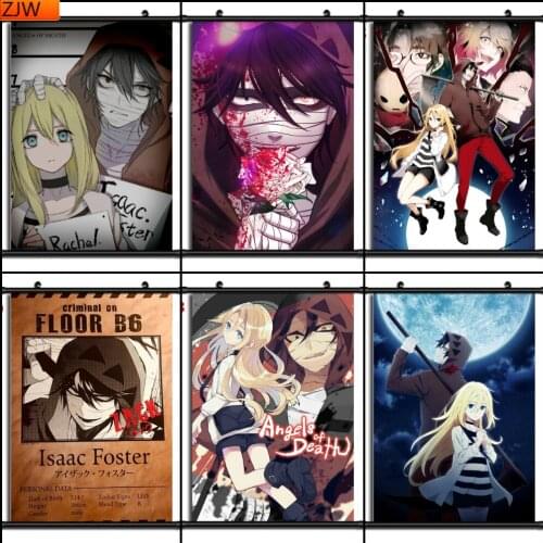 Satsuriku No Tenshi Angel Ls of De Th Anime Diamond Painting Diamond Mosaic Cross Stitch Kits Full Diamond Embroidery Room Decor