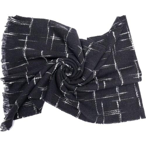 2020 New womens autumn winter tassels Thick Warm Shawls fashion leisure well striped 180 cm scarf