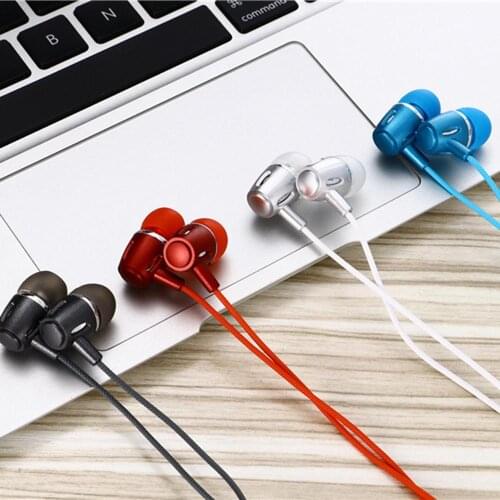 3.5mm In-ear Wired Earphone With Mic Sports Gaming Headsets Volume Control Headset Earphones for Xiaomi Samsung iPhone Phones