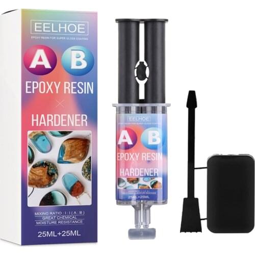 1 Set Clear AB Crystal Glue Non-toxic Resin Epoxy Glue for DIY Resin Jewelry Making Accessories