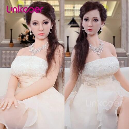 Linkooer 165cm Realistic Silicone Sex Dolls Lifelike Sexy Breast Ass Vagina Wedding Beauty Lifelike TPE 2 Holes Adult Toys