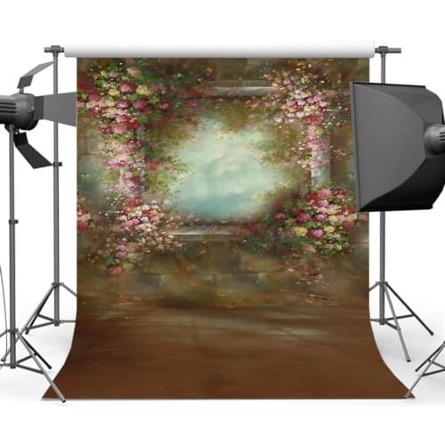 Mehofoto Fairy Tale Garden Photography Backdrops Newborns Photo Background Flower Backdrop Photography Studio Props S-1259