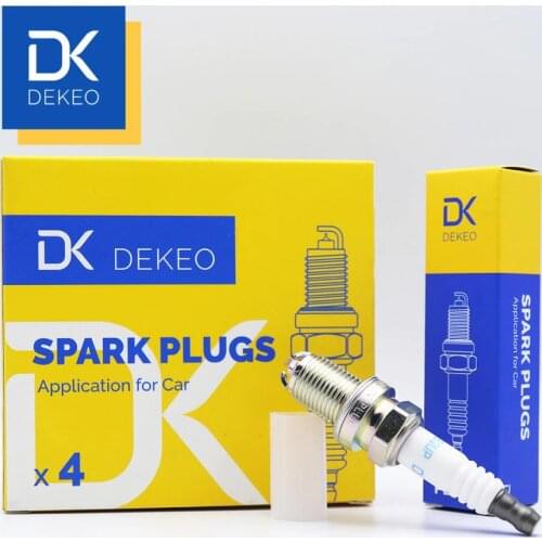 Dekeo For BMW 323i 325i 525i 740i 760i X3 X5 Z3 Z4 Z8 Audi A4 A6 A8 Porsche 911 Boxster Carrera Cayenne Spark Plug BKR6EQUP