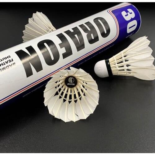 12Pcs White Badminton Plastic Shuttlecocks Indoor Outdoor Gym Sports Accessories