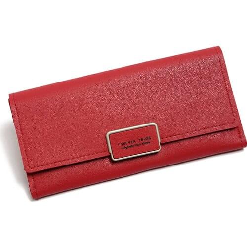 Ladies Wallet Simple Fashion Clutch Fashion Leather Handbag Large Capacity Small And Light Unique Design Handbag