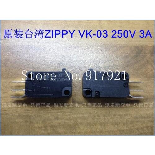 [ZOB] The original Taiwan ZIPPY VK-03 imported micro switch / limit / switch 3A250V --50pcs/lot