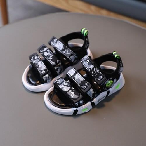 2021 Baby Summer Shoes Barefoot 1-6 Years Roman Boys Girls Beach Shoes Toddler Sandals Infant First Walkers Kids Soft Sole Shoe