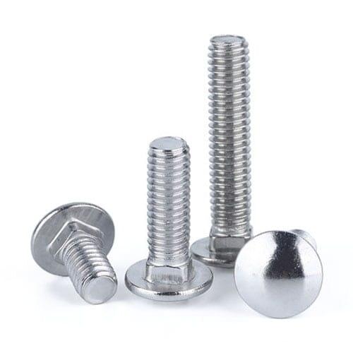 3pcs M8 Large round head Square neck carriage bolt Big flat heads Shelf screw Stainless steel screws 12mm-80mm Length