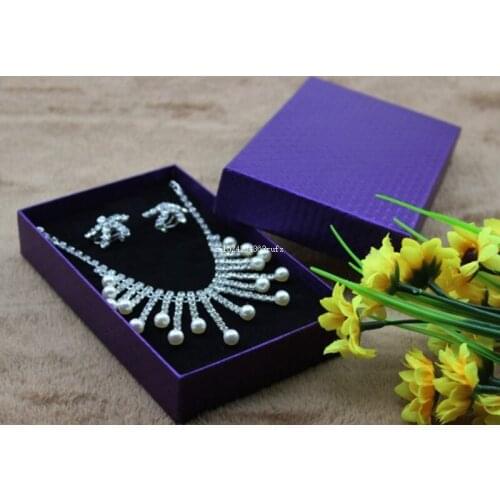 30pcs Jewellery Packing Gift Box 15*9.5*2.6CM Fashion Gift Boxes Necklace Packaging Earring Box 800g paper