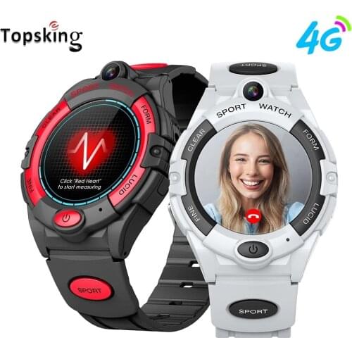 4G Smart Video Call Watch Kids Student Man Heart Rate Blood Pressure Monitor GPS Trace Locate Camera SOS Call Phone Smartwatch