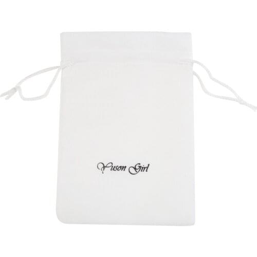 500pcs 12*17cm Square Jewelry Pouches Gift Drawstring Velvet Bag Mini Package Topper Pocket Accessories Wholesale