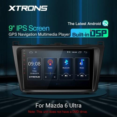 9'' IPS Android OS DSP Car GPS Multimedia Stereo Radio Player for Mazda 6 Ultra Ruiyi 2008 2009 2010 2011 2012 GPS NO DVD