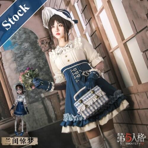 Anime! 2018 Hot Game Identity V Gardener Emma Woods New Skin Lolita Dress Lovely Uniform Cosplay Costume For Women Free Shipping