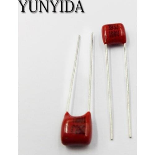 Free Shipping 10pcs, CBB 393J 100V 0.039UF 39NF P5mm Metallized Film Capacitor