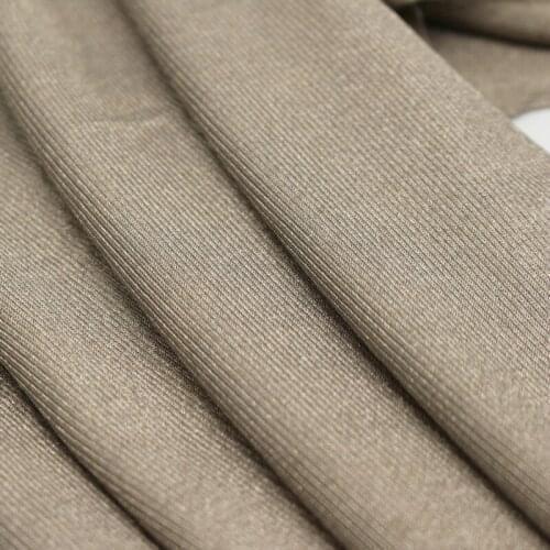 BLOCK EMF 100% Silver Electricity RF Shielding Anti-Radiation Fabric Elastic and Knitting Cloth