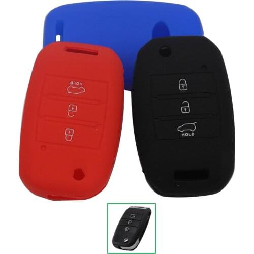 Bilchave 10pcs Car Key Silicone Cover Case Fob For KIA Sid Rio Soul Sportage Ceed Sorento Cerato K2 K3 K4 K5 Case Protection