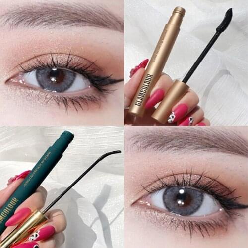 Colorful Mascara Waterproof Fast Dry Eyelashes Curls Extension Make-up Eyelashes Blue Pink Brown Black Ink Mascara Cosmetics