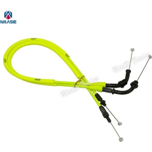 Waase For Honda CBR1000RR CBR 1000 RR 2008 2009 2010 2011 Motorcycle 2pcs Motorbike Throttle Cable Steel Wire