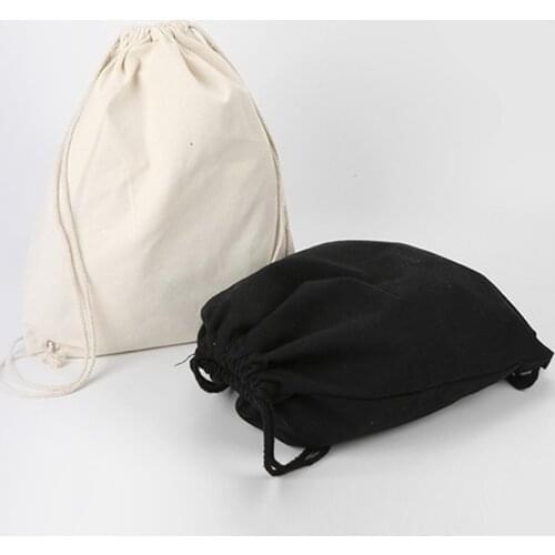 Canvas Drawstring Bag Cosmetic Bag Travel Makeup Case Organizer Women Storage Pouch Drawstring Shopping Bag