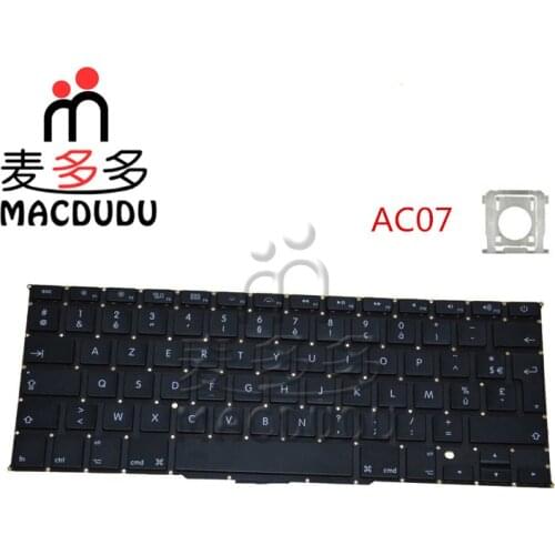 NEW AC07 For Macbook Pro Retina A1466 A1369 A1425 A1502 A1398 FR French Keyboard Keys 78pcs/Set Regular Keys