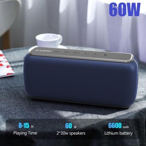 XDOBO X8 TWS 60W High Power Portable Bluetooth Speaker Deep Bass Column Stereo Subwoofer For Computer Soundbar Voice Assistant