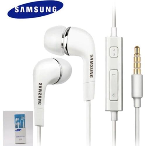 100% Original Samsung EO-EG920 Earphone In-ear With control Speaker Wired 3.5mm headsets With Mic 1.2m In-ear Sport Earphones