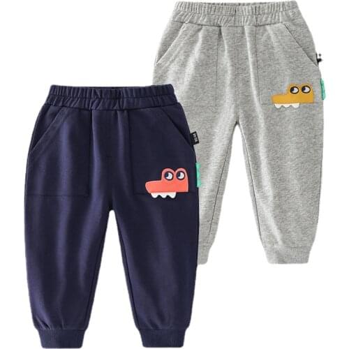 Dinosaur Sweatpants Spring Boys Casual Pants Boys Trousers 2021 Cartoon Children Autumn Children Sports
