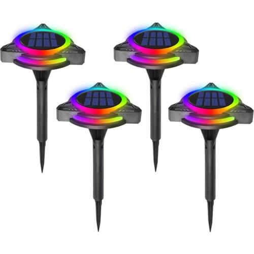 Outdoor Solar LED Lawn Light Waterproof Solar Powered Ground Buried Lamp for Garden Decoration Landscape Pathway Patio Yard