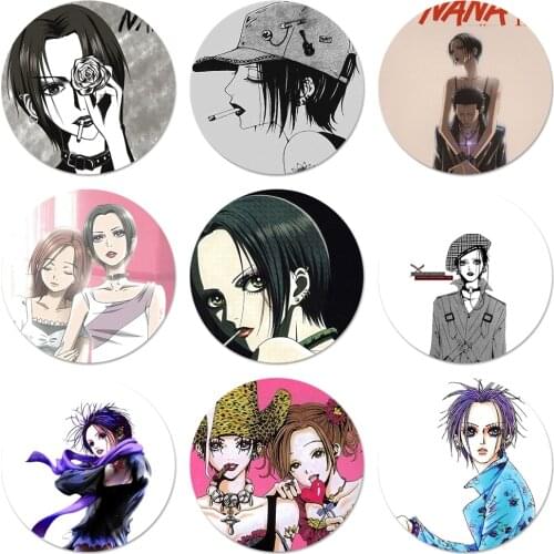 Nana Anime Icons Pins Badge Decoration Brooches Metal Badges For Clothes Backpack Decoration