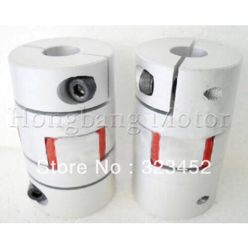 2PCS CNC Coupling Flexible 18x20mm D40L66 Jaw Spider Plum Coupling Shaft Coupler