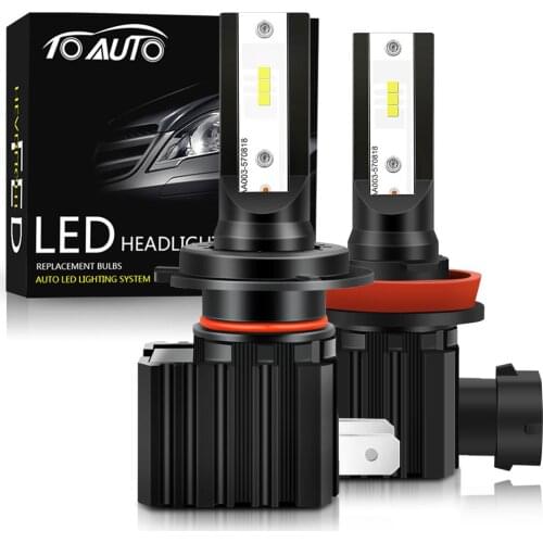 2pcs H7 Led Bulb H1 H3 H4 Car Headlight H8 H9 H11 9005 HB3 9006 HB4 Headlight Bulbs 12000LM 40W Car Lights Turbo LED Bulbs 12V