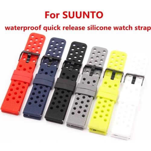 Watch accessories for SUUNTO 3Fitness sports waterproof quick release silicone watch strap male female replacement wristband